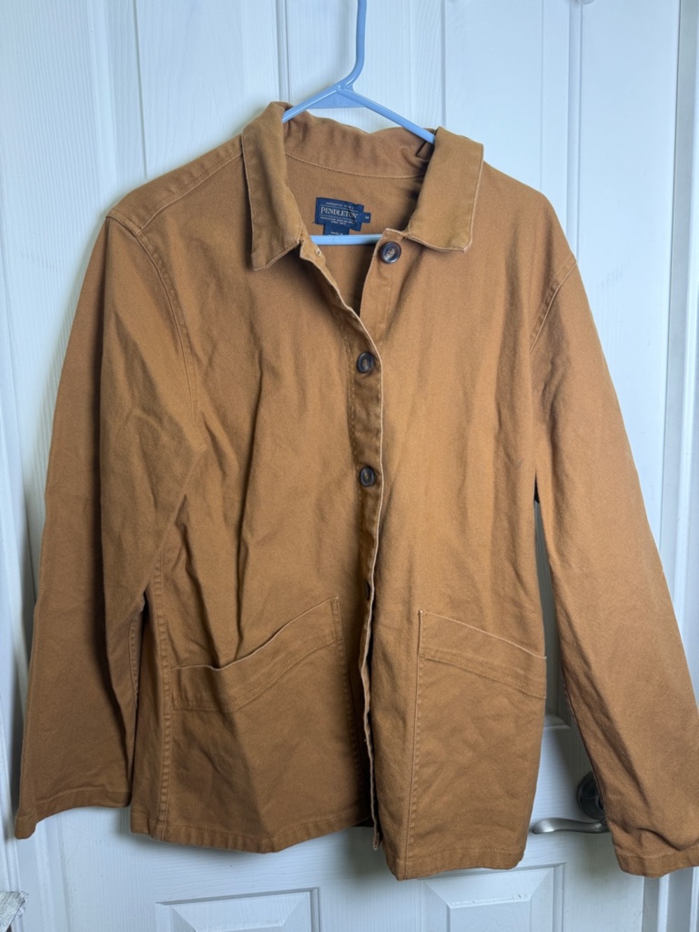 Pendleton Chore Barn Jacket Snap Front Coat EUC Size medium